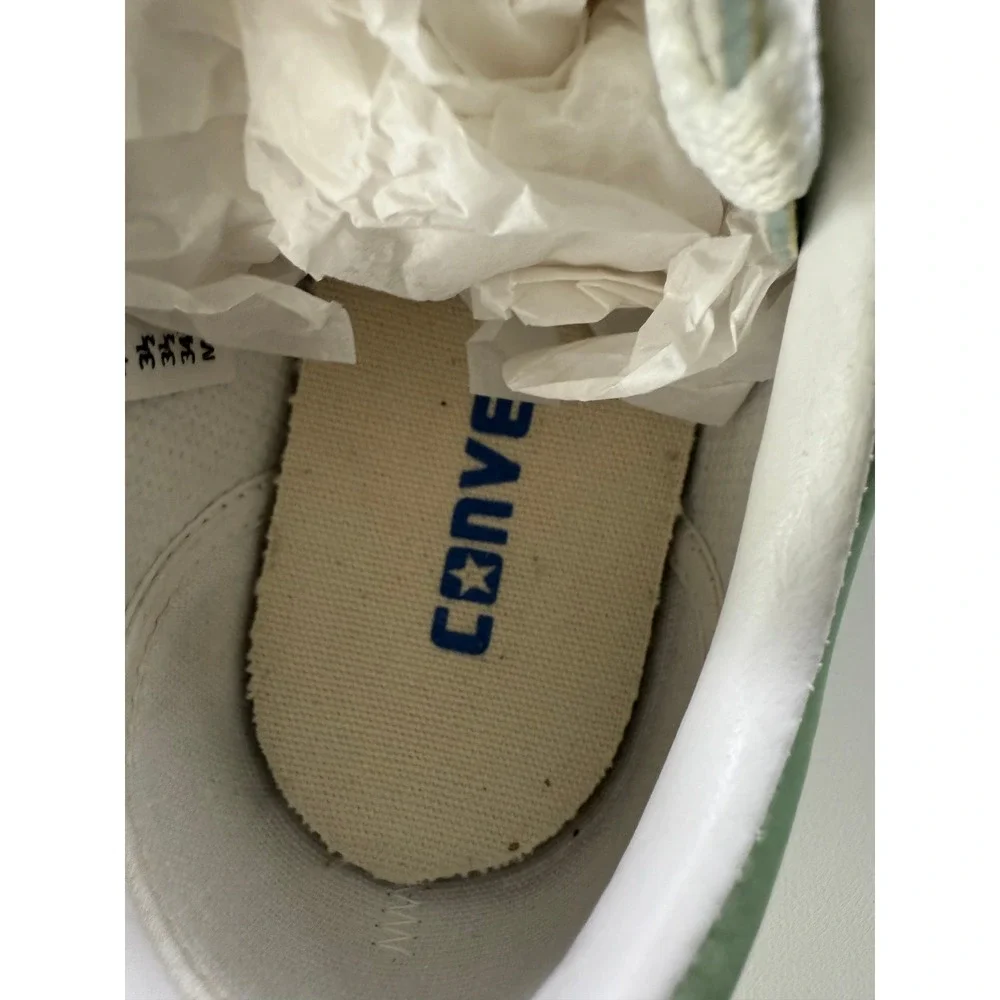 Converse One Star Pearlized Vinyl Lime VINTAGE 90's Sneakers Womens‎ 5.5 NEW - Picture 5 of 9